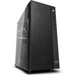 DEEPCOOL -MATREXX 55 MESH- ATX Case, with Side-Window (full sized 4mm thickness), Tempered Glass Side Panel, without PSU, Mesh front panel with dust filter, Tool-less, PSU Shroud, support cable management, 2x3.5- Bays / 4x2.5- Bays, 1xUSB3.0, 2xUSB2.0, 1x